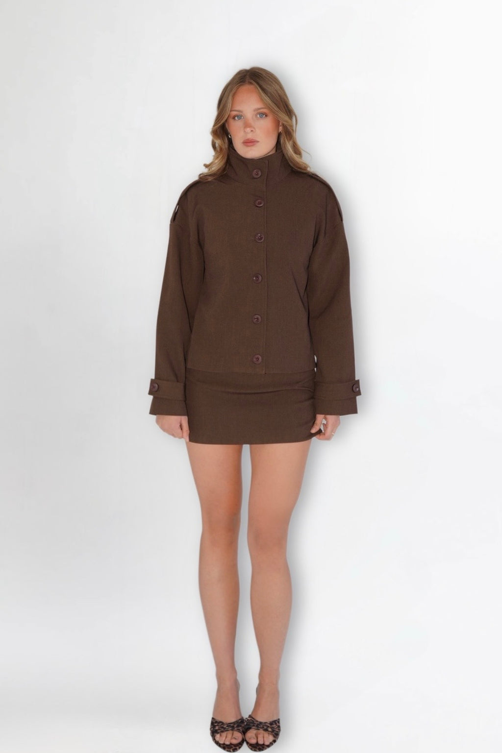 BAYLIE BROWN SKIRT