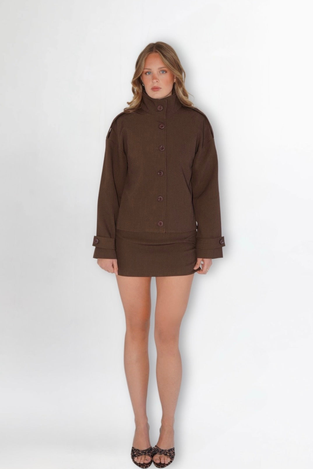 BAYLIE BROWN SKIRT