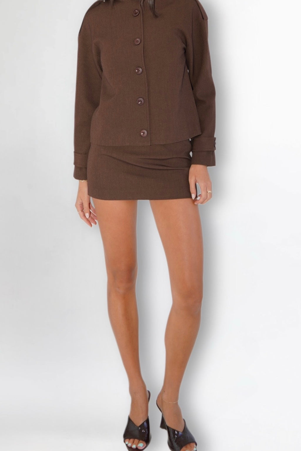 BAYLIE BROWN SKIRT