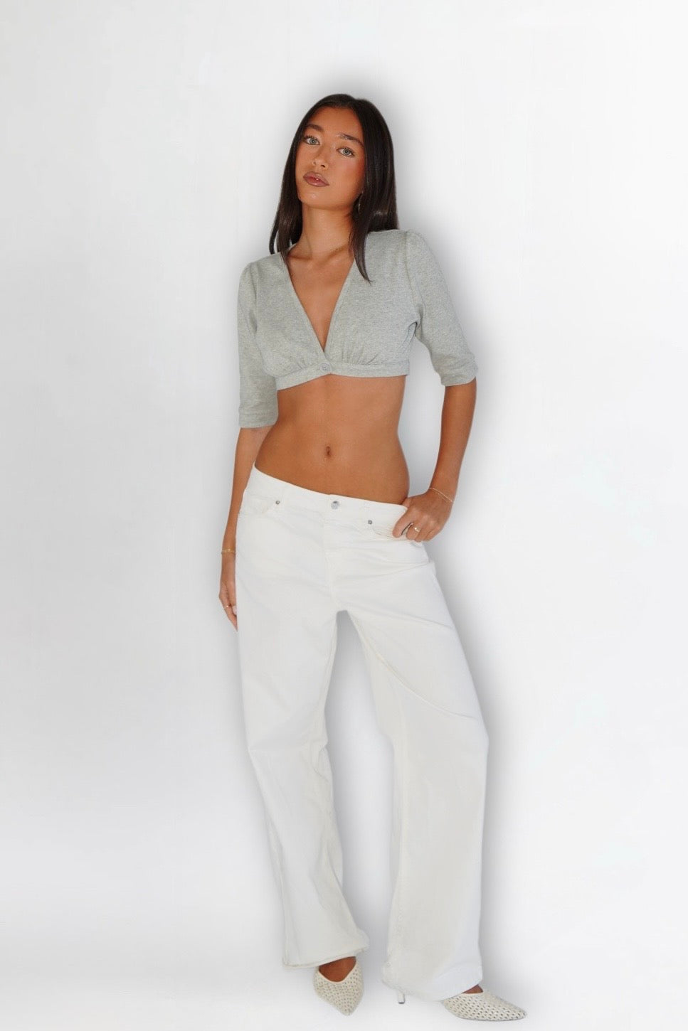 ELISE TOP GREY